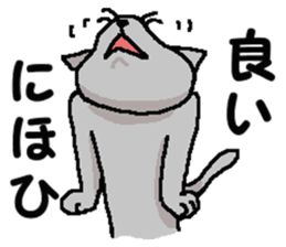 He is a cat named Gal 6 sticker #9653473