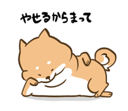 chubby doggie Sticker sticker #9653976