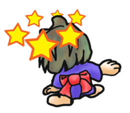 Zashiki- warashi sticker #9654978