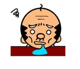 funky gg(real bald) sticker #9655198