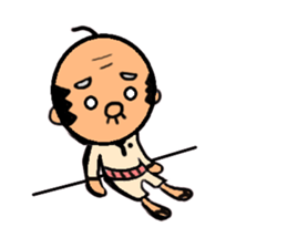 funky gg(real bald) sticker #9655199