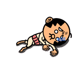 funky gg(real bald) sticker #9655200