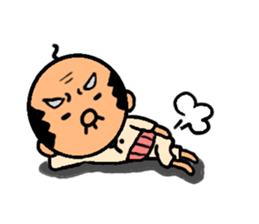 funky gg(real bald) sticker #9655204