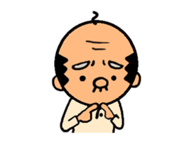 funky gg(real bald) sticker #9655208