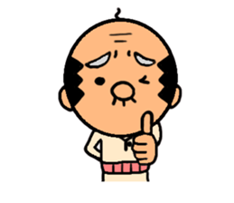 funky gg(real bald) sticker #9655212