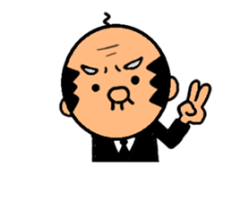 funky gg(real bald) sticker #9655213