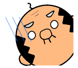 funky gg(real bald) sticker #9655218