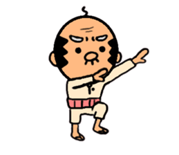 funky gg(real bald) sticker #9655219