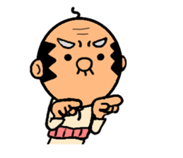 funky gg(real bald) sticker #9655220