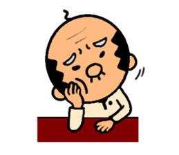 funky gg(real bald) sticker #9655225