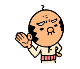 funky gg(real bald) sticker #9655226