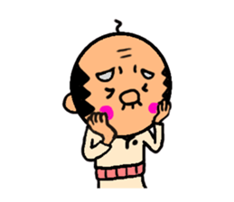 funky gg(real bald) sticker #9655227