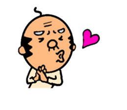 funky gg(real bald) sticker #9655228