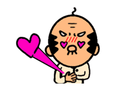 funky gg(real bald) sticker #9655229