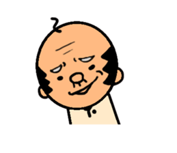 funky gg(real bald) sticker #9655231