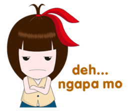 Cewek Makassar sticker #9655606