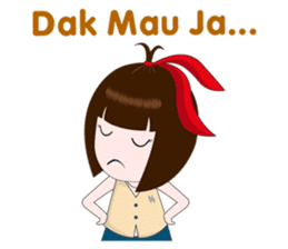 Cewek Makassar sticker #9655608