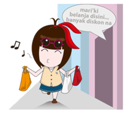 Cewek Makassar sticker #9655629