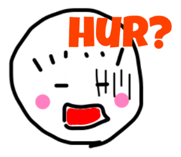 Usual conversation (ENG Ver.) sticker #9656132