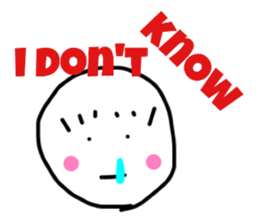 Usual conversation (ENG Ver.) sticker #9656144