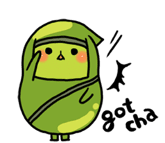 Edamame ninja sticker #9656153