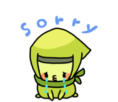 Edamame ninja sticker #9656155