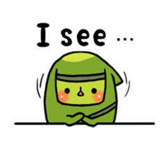 Edamame ninja sticker #9656156