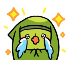 Edamame ninja sticker #9656159