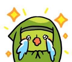 Edamame ninja sticker #9656159