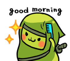 Edamame ninja sticker #9656162