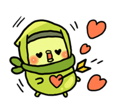 Edamame ninja sticker #9656167