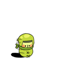 Edamame ninja sticker #9656171