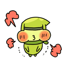 Edamame ninja sticker #9656173