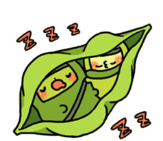 Edamame ninja sticker #9656175