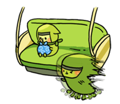 Edamame ninja sticker #9656179