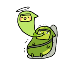 Edamame ninja sticker #9656186