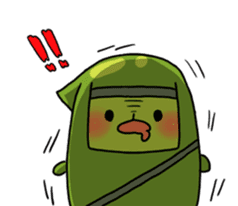 Edamame ninja sticker #9656188