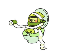 Edamame ninja sticker #9656190