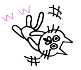 Sticker of the cool cat sticker #9656624