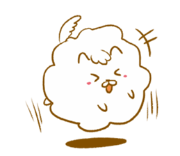 Awesome! pomeranian sticker sticker #9656997