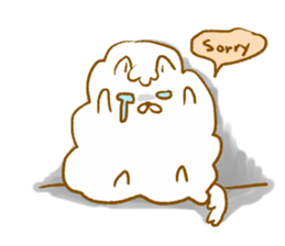 Awesome! pomeranian sticker sticker #9657001