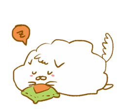 Awesome! pomeranian sticker sticker #9657007