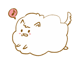 Awesome! pomeranian sticker sticker #9657010