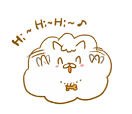 Awesome! pomeranian sticker sticker #9657014