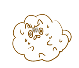 Awesome! pomeranian sticker sticker #9657016