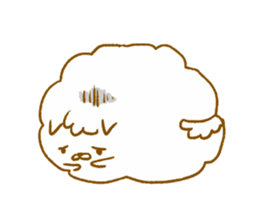 Awesome! pomeranian sticker sticker #9657017