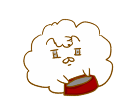 Awesome! pomeranian sticker sticker #9657018