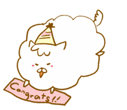 Awesome! pomeranian sticker sticker #9657026