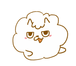 Awesome! pomeranian sticker sticker #9657031