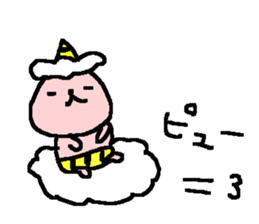 Cute Bear and Oni stickers. sticker #9657102